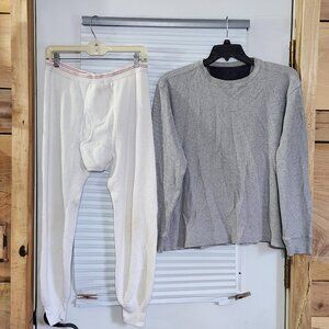 mans XL thermal top and bottom   size XL